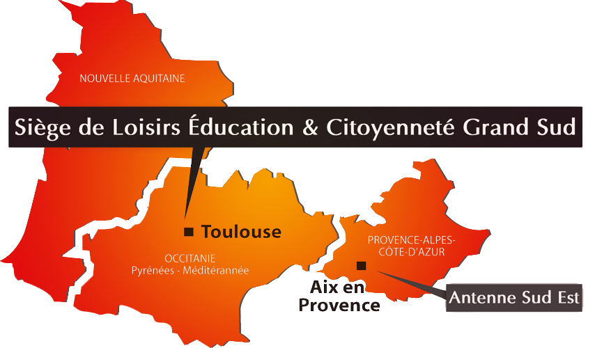 Loisirs Éducation & Citoyenneté Grand Sud - Régions