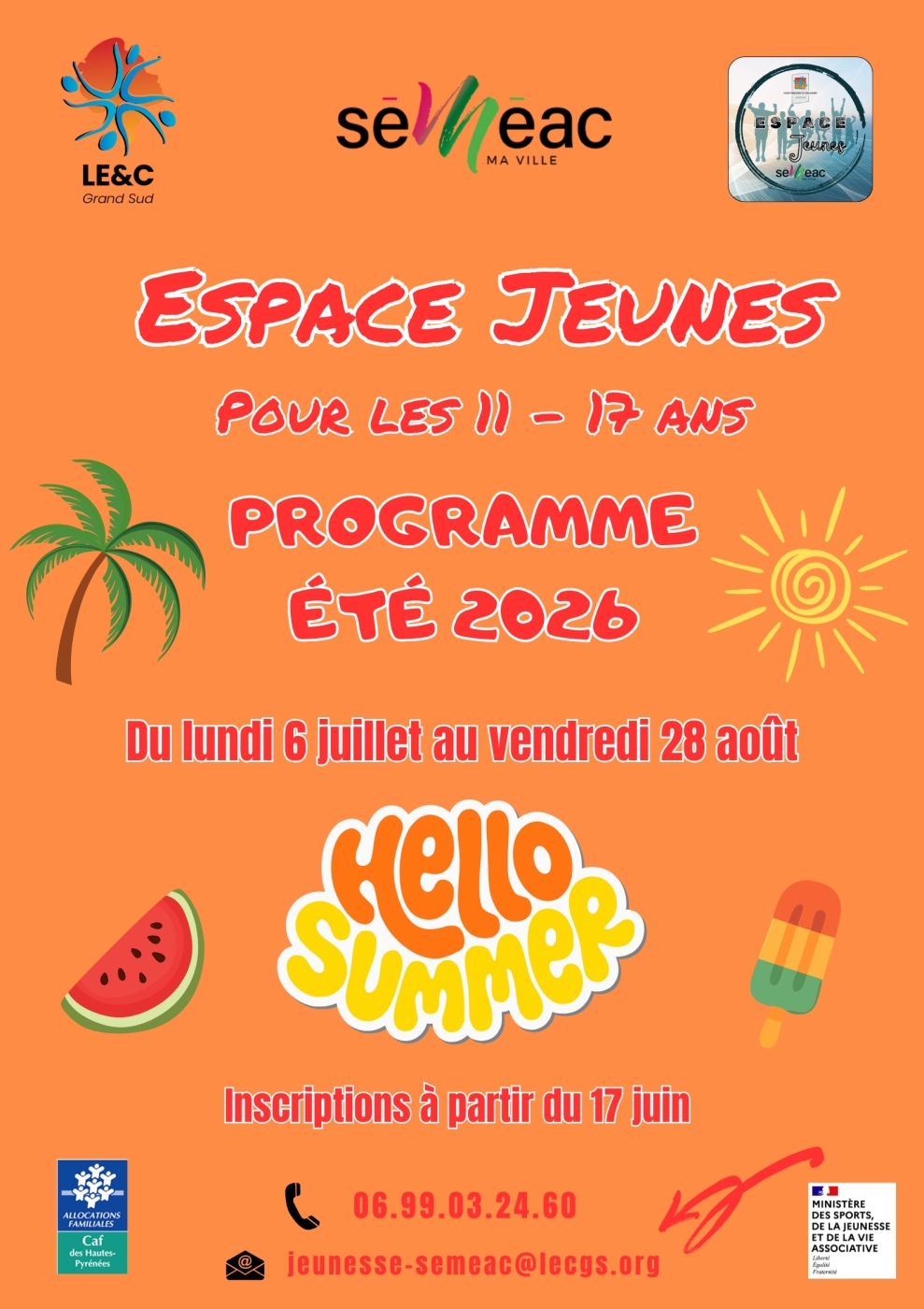 Info inscriptions